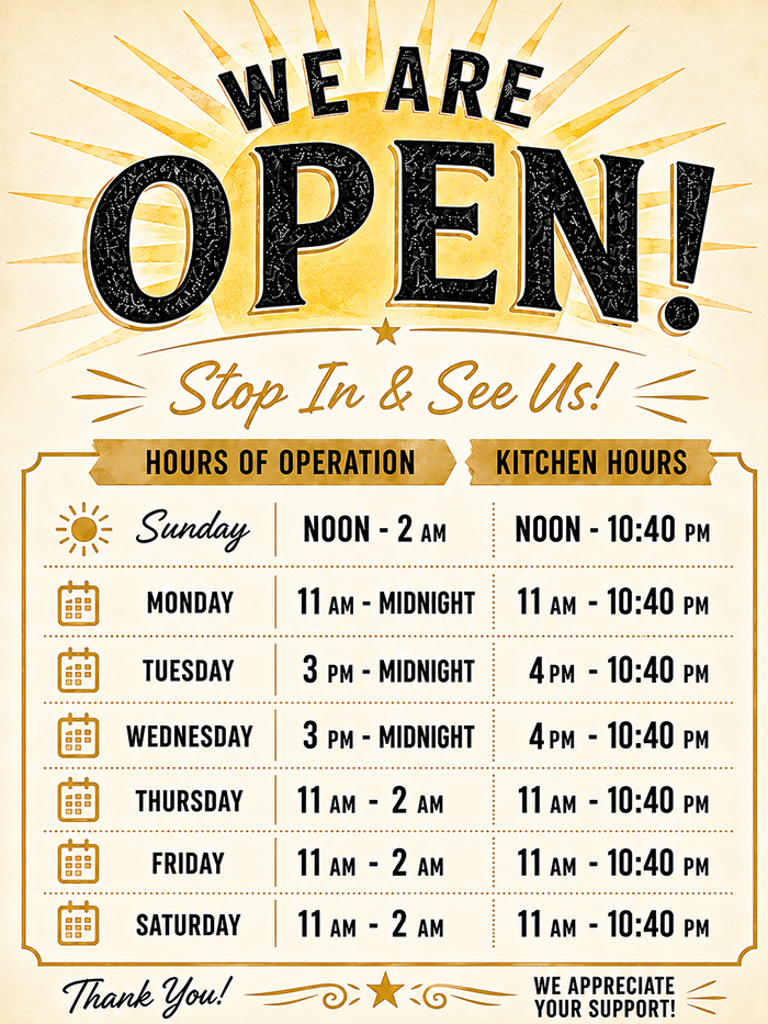 Rock Hours of Operation